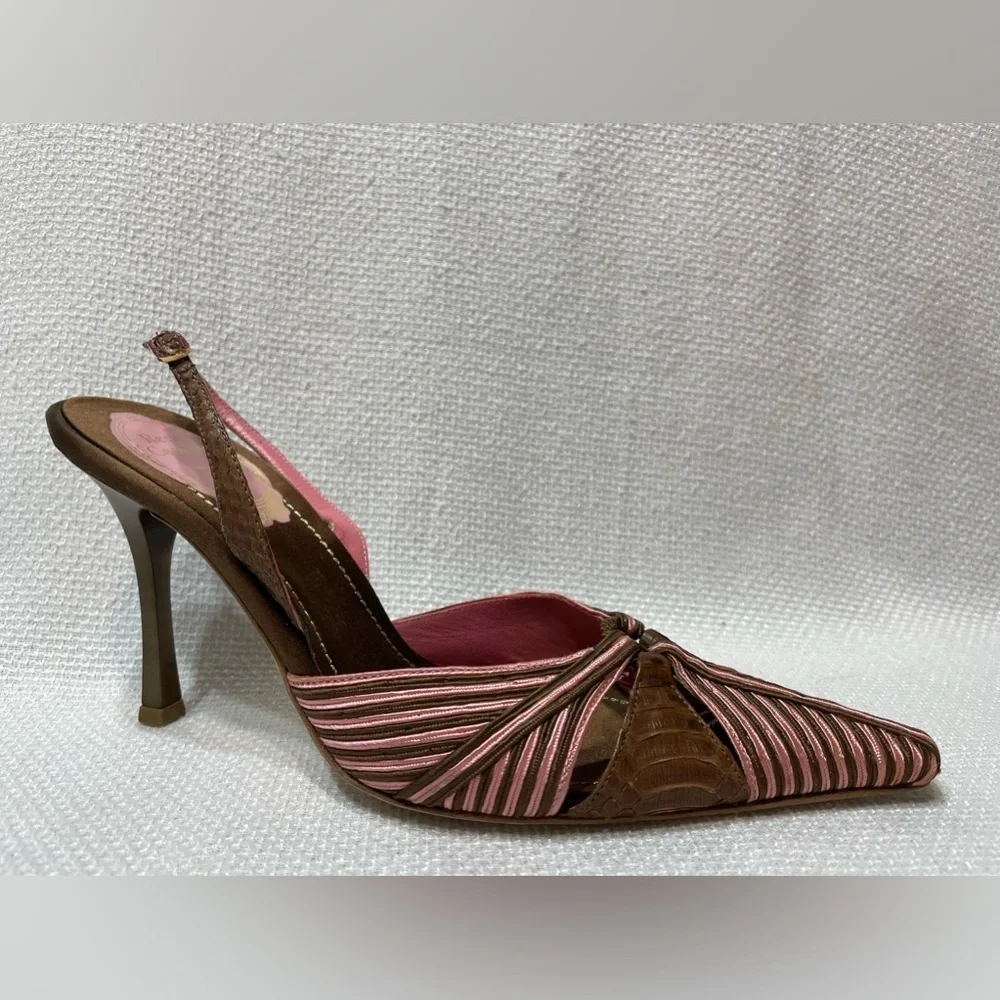 Rene Caovilla Serpente Marrone - Picture 3 of 9